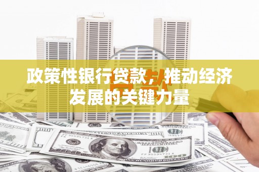 香山政策性银行贷款，推动经济发展的关键力量